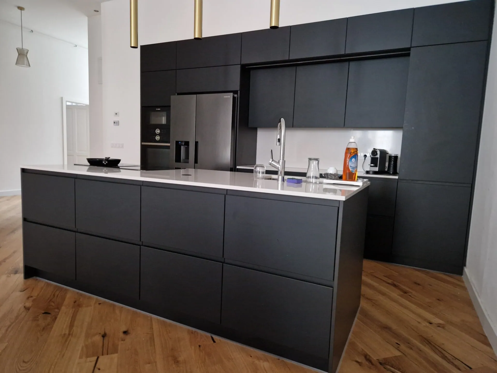 Dark, characterful kitchen