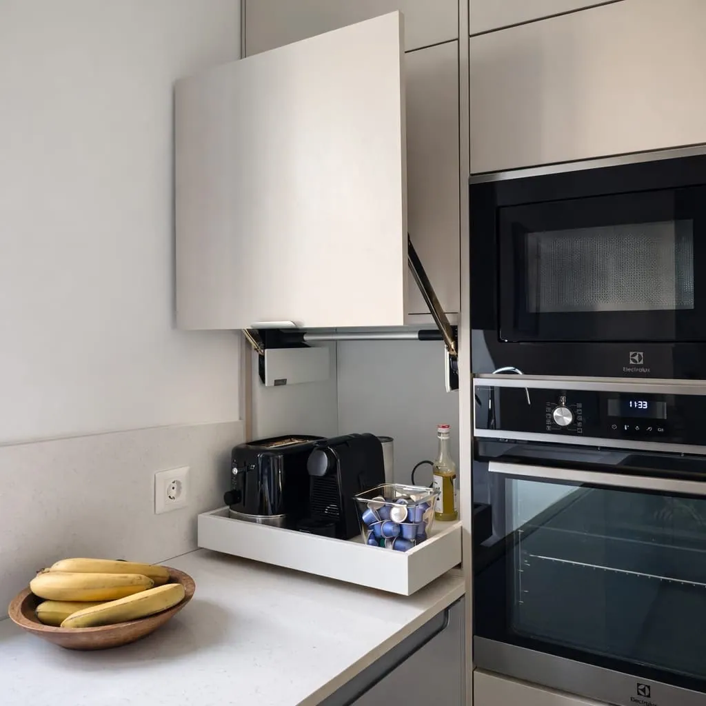 Built-in oven and microwave