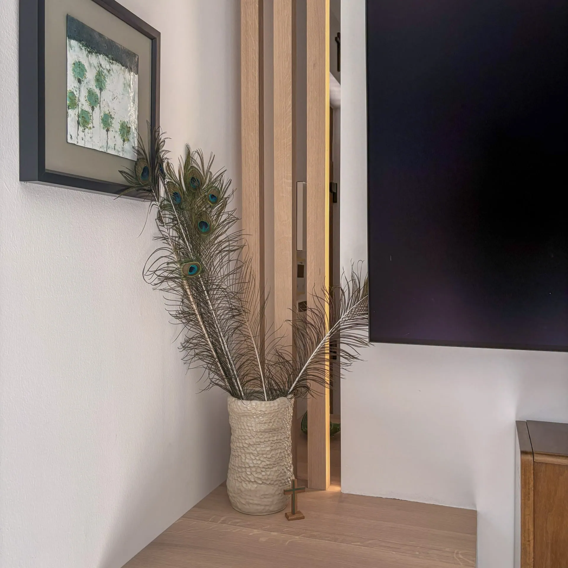 A detail of the apartment’s furniture
