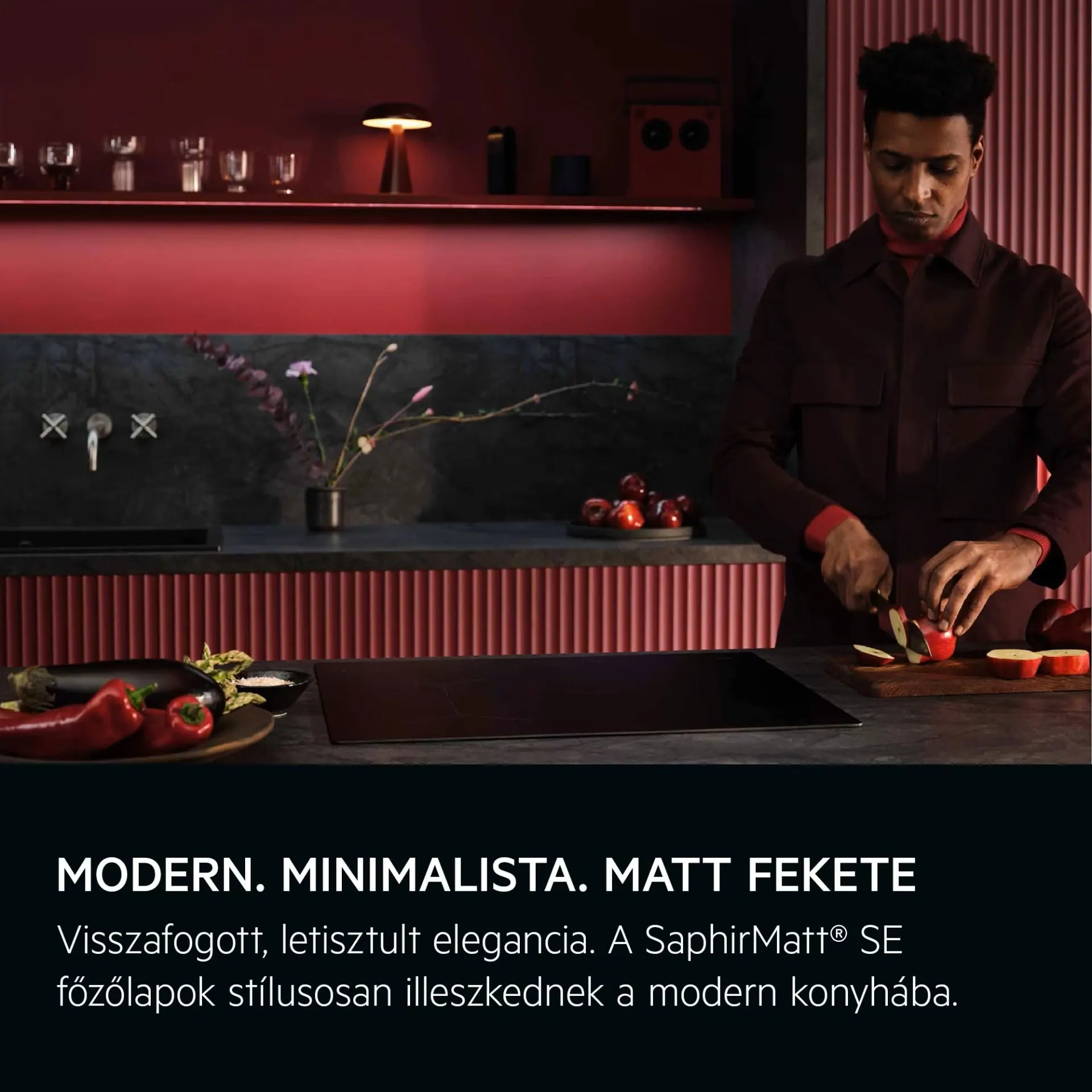 AEG SaphirMatt hob