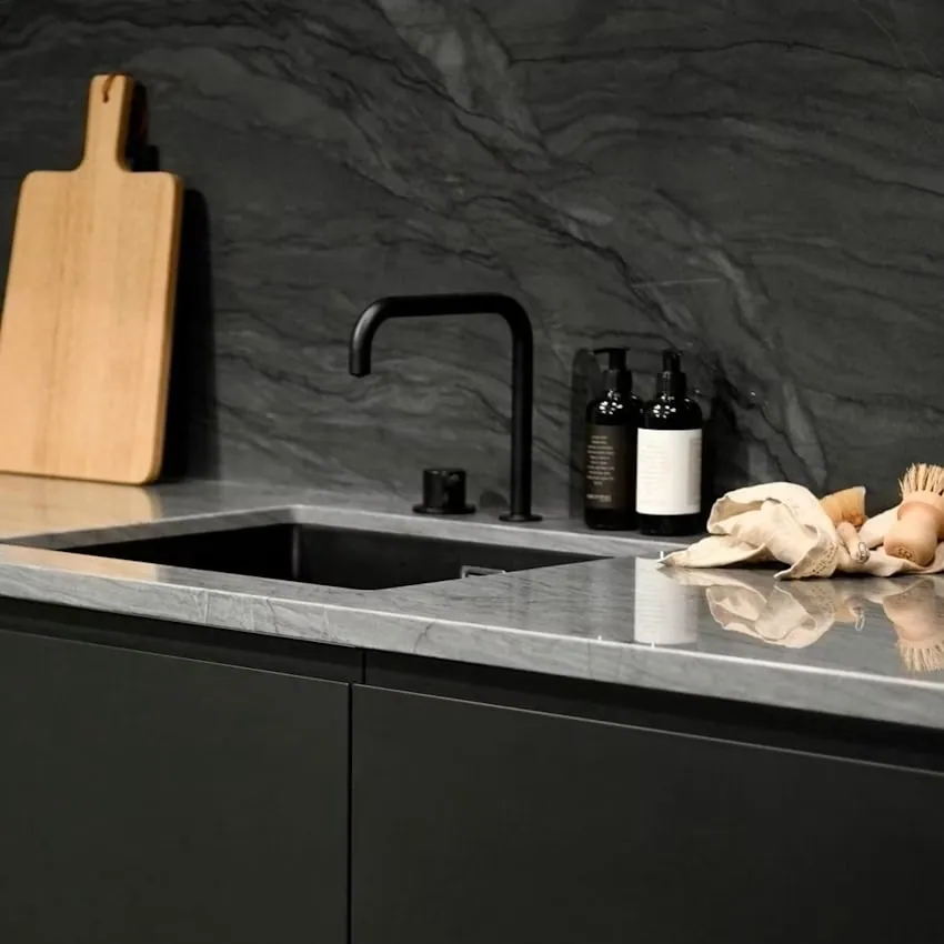 Natural stone worktop